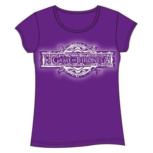 Camiseta Chica Juego de Tronos Logo Talla M