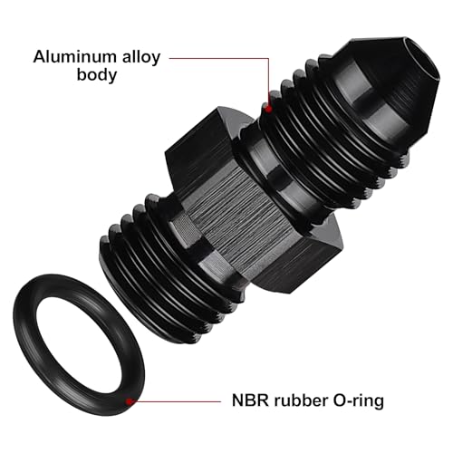 Image of EVIL ENERGY 3AN Flare to AN3 ORB Male O-Ring Fitting Adapter