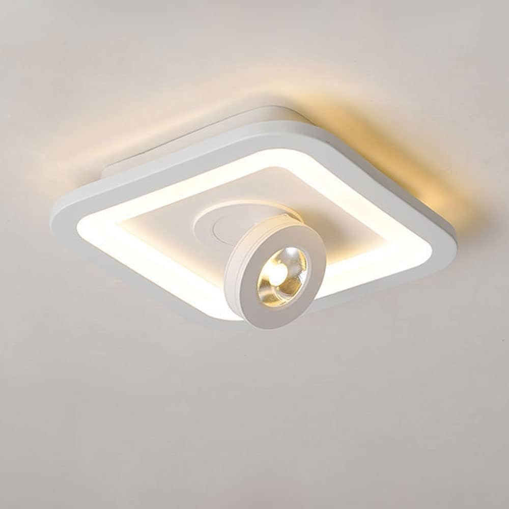 Plafonnier LED d'intérieur 20W carré ultra fin pour éclairage de cuisine