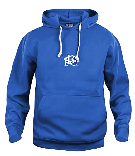 Birmingham 1970s Retro Football Hoodie Embroidered Logo (XL) Royal Blue