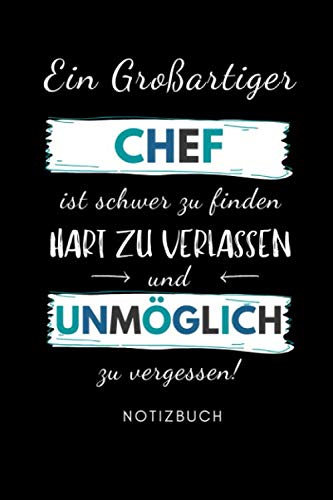 Tazza Chef con scritta – regalo Ein großartiger Chef ist immöglich zu dimenticen – Tazza da caffè 330 ml in ceramica – Pensionamento personale idea regalo regalo per addio, tazza da ufficio