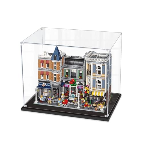 Vitrina acrílica para Lego 10255, caja expositora a prueba de