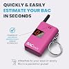 BACtrack Keychain Breathalyzer (Pink) | Ultra-Portable Pocket Keyring Alcohol Tester for Personal Use