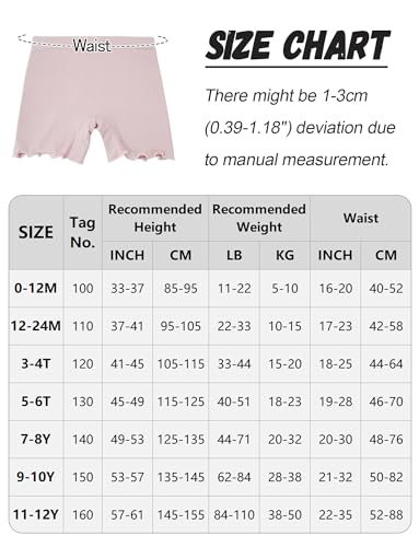 Happy Cherry Shorts infantis para meninas com rodinhas embaixo do vestido, shorts de motociclista, p