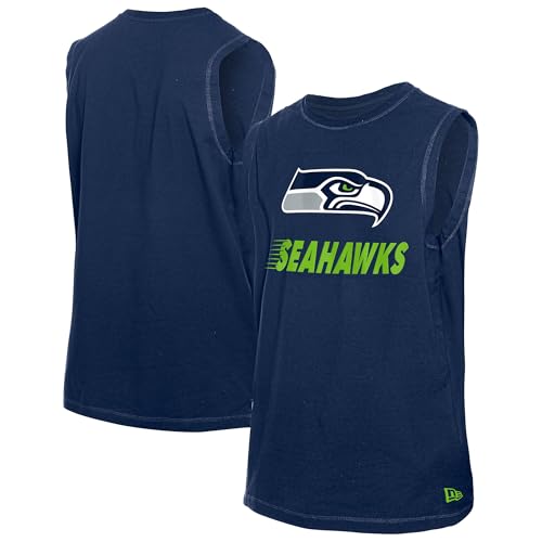 New Era Men's College Navy Seattle Seahawks Leisure Collection Tank Top