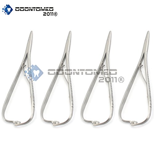 OdontoMed2011 New 4 Pcs O.r Grade Mathieu Needle Holder 5.5
