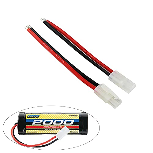 Adaptadores compatibles con conector Tamiya macho y hembra miniatura 5