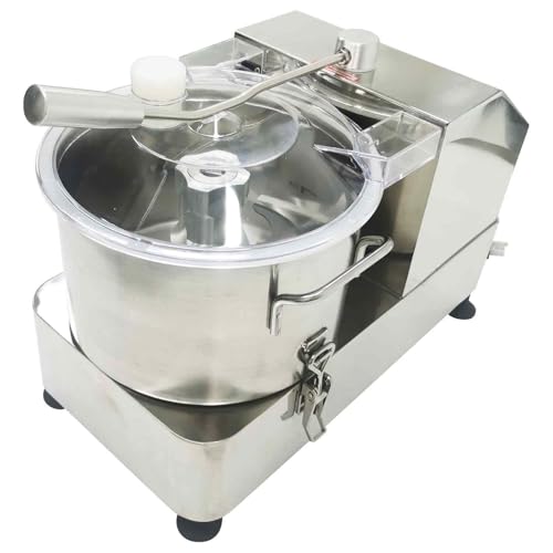 BEILOCKERY 110V 6L Meat and Vegetable Blender Food Shredder, 1800W Adjustable Speed Food Chopper with Visible Transparent Window, Commercial Stainless Steel Electric Chopper