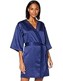  Amazon-Marke: Iris & Lilly Damen Morgenmantel, Blau (Twilight Blue), L, Label: L