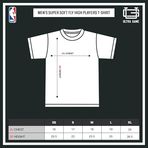 Ultra Game Youth NBA Official Standard Super Soft Fly High Players T-Shirt, Golden State Warriors, Stephen Curry, Team Color, 14-16 by Ultra Game - Used condition - Image 4