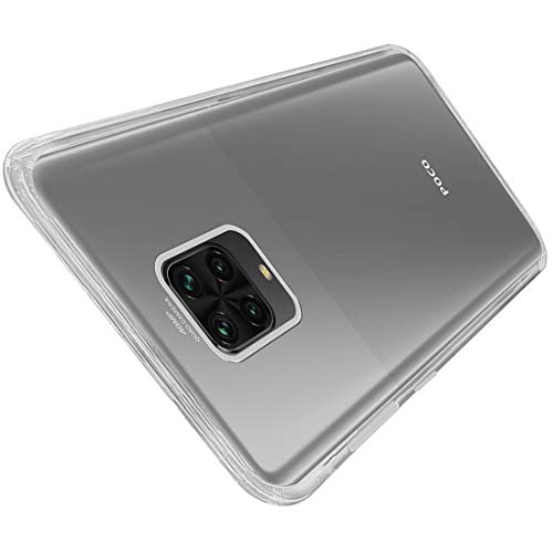 Image of Crystal Clear Case for Mi Redmi Note 9 Pro | Raised Bumps for Camera & Screen Protection | Clear Soft Silicone Back Cover for Mi Redmi Note 9 Pro / 9 Pro Max /Poco M2 Pro (TPU | Transparent)