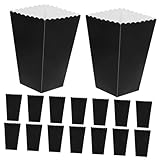 Healeved 24個 紙製ポップコーンボックス 軽量 フレンチフライ対応 スナック用食品打包盒 映画館やパーティーに