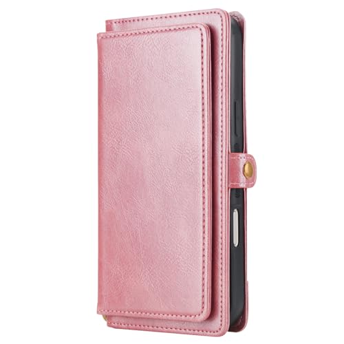 Étui en cuir pour iPhone Air rose idéal pour vos sorties en ville