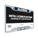 Desert Cactus Saint Mary's College of California Car Accessories Gaels Metal License Plate Frame and Tag Holder for Front or Rear of Car (Alumni)