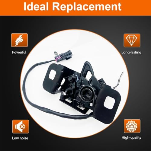 Image of Hood Latch Compatible with 2014-2018 Silverado 1500 / Sierra 1500, 2015-2019 Silverado 2500 3500
