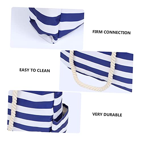 Gatuida 1pc Extra Large Beach Bag for Women Stylish Blue Tote Pouch for Pool Travel Outdoor Activities for Cosmetics Towels Daily Essentials4