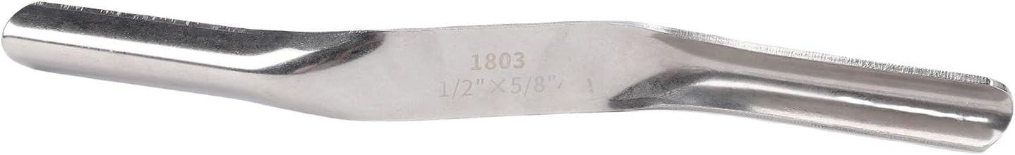 Zerodis Brick Jointer Tool Jointers Ended Tile Grout Finisher for Seam Filling and Caulking Kitchen Bathroom Floor Grouting Tool for Smooth 1/2 X 5/8 Inch Brick Jointer Stainless