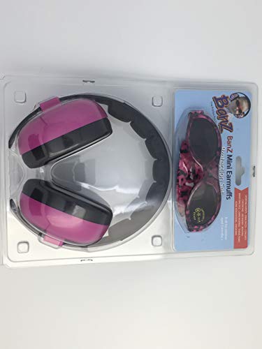 Baby Banz Earmuffs and Infant Hearing Protection and Sunglasses Combo 0-2 Years