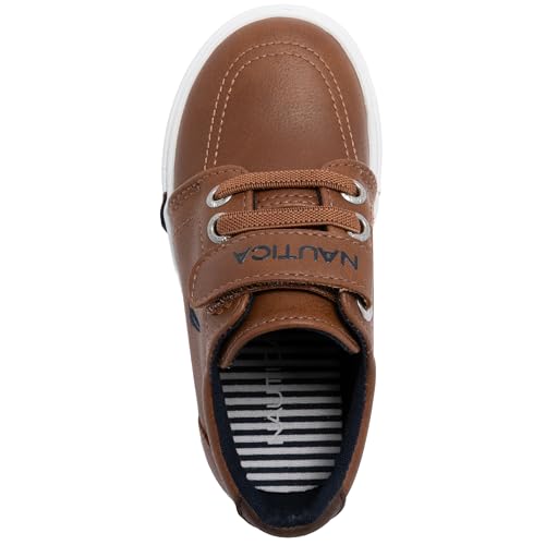 Image of Nautica Kids Adjustable Strap Shoes | Comfortable Casual Sneakers for Boys and Girls, Toddlers & Little Kids