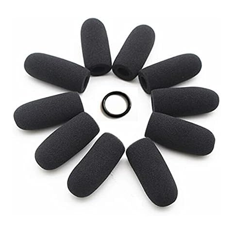Saidbuds Aviation Microphone Windscreens Soft Mic Foam Covers Windshields for David Clark M-4/M-7 Lightspeed Astro Headsets Cover