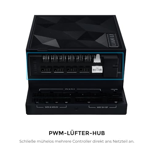 EG1000G Alimentatore per Computer 1000 W 24-Pin ATX SFX Nero - Alimentatore - Immagine 3