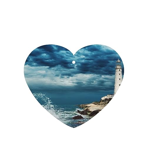 Lighthouse Seaside ԗpF p[\iCYꂽXCX J[A}Zs[^ubg ݂艺F܃J[h [vt 4 ԂƂ̑p