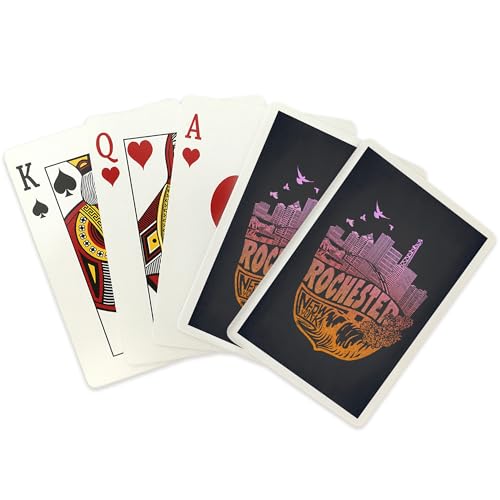 Lantern Press Baraja Poker 52 Cartas Rochester NY miniatura 2