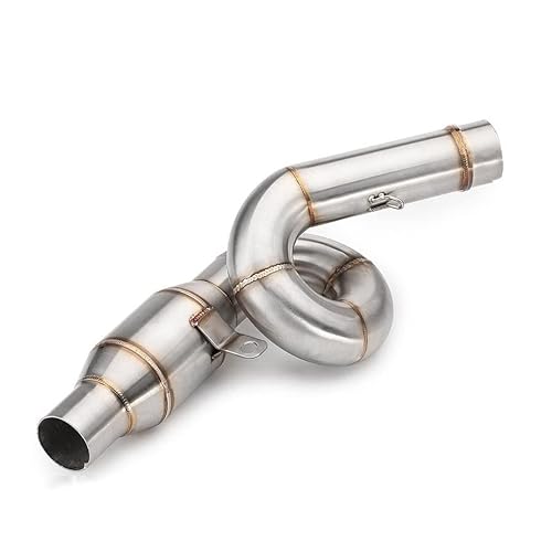 TUHBCX Motorräder Auspuffanlage Für Kawasaki Z800 Motorrad Auspuff Mittelrohr Schalldämpfer Auspuffrohr 51MM Modifizierter Auspuff Schalldämpfer(09)