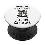 Cadeau pour infirmière ou dialyse de chat ou de dialyse amusante PopSockets PopGrip Interchangeable