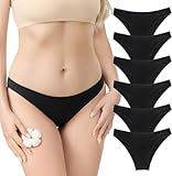 Low-Rise Cotton Bikini Panties for Women: Breathable, Stretchy, and Fashionable Underwear Black