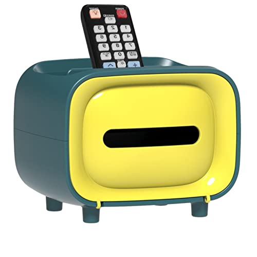 Capa para lenços TV retrô, divertida e fofa lenços TV - lenços quadrada multifuncional para papel hi