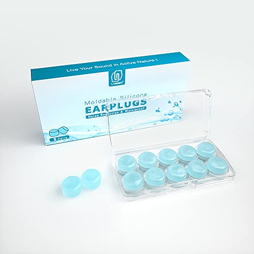 Lysian Ultra Soft Moldable Ear Plugs For Sleeping And Swimming Adults And Kids - Reusable Noise Cancelling Earplugs For Sound Blocking, Snoring, Study #TOP4