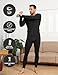 Winvote 3 Pack Thermal Underwear for Men Long Johns Fleece Lined Soft and Warm Set Base Layer for Cold Weather Black-Black-Black 2XL