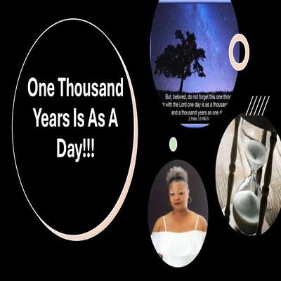 One Thousand Years is As a Day!!! Podcast Por  arte de portada