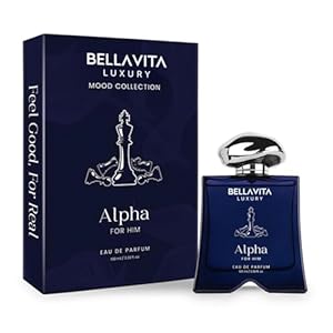 Bellavita Luxury Mood Collection ALPHA for Him Eau de Parfum | 100 ml | Men’s Perfume | Gift choice for Birthday and Anniversary