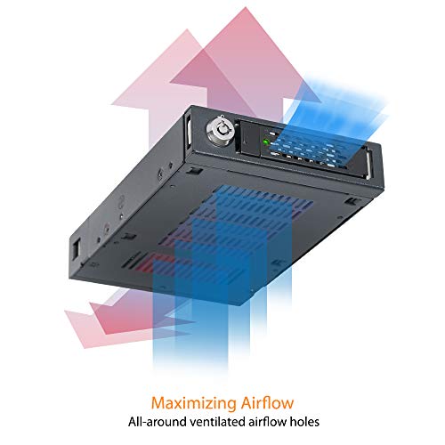 ICY DOCK Rack Móvil ToughArmor MB601VK-1B 2.5” U.2 NVMe SSD miniatura 4