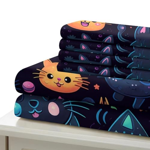 Housse de couette chat 3D idée cadeau originale pour lit king size - 7