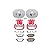 Power Stop KC091-26 Z26 Extreme Street Warrior 1-Click Brake Kit w/Calipers Front Z26 Extreme Street Warrior 1-Click Brake Kit w/Calipers