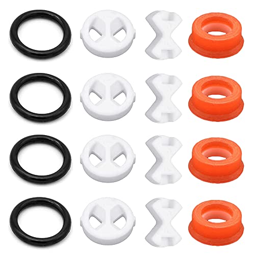 Nuova Valvola Di Ricambio Per Rubinetto, Disco In Ceramica E Guarnizione In Silicone Inserto 12 Per~p137133408 - Foto 2