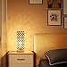 Touch Control Crystal Table Desk Lamp, Acaxin Dimmable Bedside Lamp with 2pcs LED Bulbs, Nightstand Lamp for Bedroom/Nightstand/End Table/Living Room