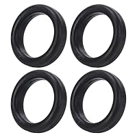 O-Ring-Auto-Auspuff-Aufhänger, 4 Stück 5,1 Cm O-Ring BR554 Auspuff-Aufhänger, Schwarz, Geräuschreduzierung, Langlebiger Auspuff-Aufhänger, O-Ring für Fahrzeuge