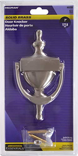 Hillman 852724 Satin Nickel Door Knocker thumb #1