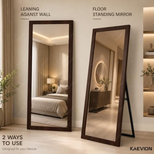 kaevion Cheval 5 Feet Full Length Mirror Brown - Image 5
