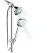 Produktbild DreamSpa 3-Wege-Dusch-Kombination mit sofortiger Montage ohne Bohren  genießen Sie Überkopf- und Handbrause mit höhenverstellbarer Halterung und Edelstahlschlauch für ultimativen Komfort
