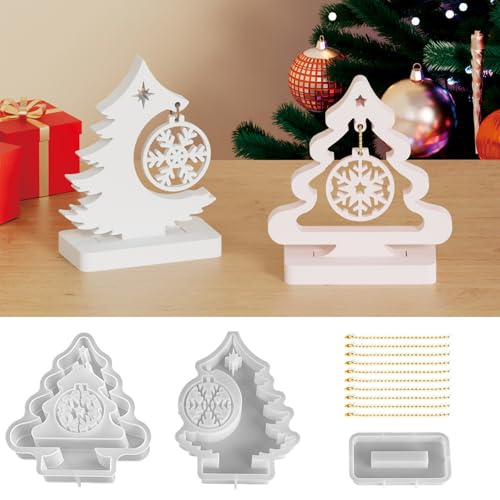 Moldes de silicone para o Natal, 2 peças moldes de silicone para velas, molde de velas de Natal, molde de silicone para vela, silicone para vela de natal, decorações de casa