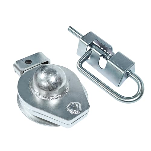 Lizixny Gooseneck Coupler Head with Handle 30000-pound Rating Universal Fit for Trailers 2 & 5/16 Ball