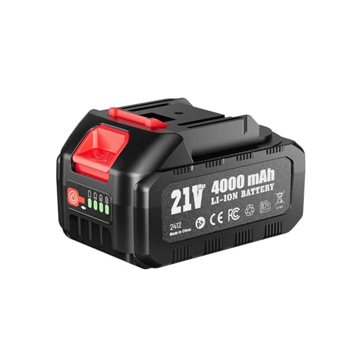 Supstable Original 21V 4000mAh Akku Pack (Li-Ion, 21V, 1x 4000mAh, kompatibel mit allen Supstable Kettensägen-Stangensägen)