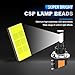 TJJTGBR 2 PCS H15 LED Fog Light Bulbs, 6000K Bright Anti-fog Lights, 3570-2SMD Chipsets Super Bright LED Bulbs Kits, Plug and Play Car LED Replacement Bulbs, Universal for Most Cars (White)