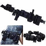 Waist Duty Belt Gun Holster Police Security Guard Law Enforcement Black