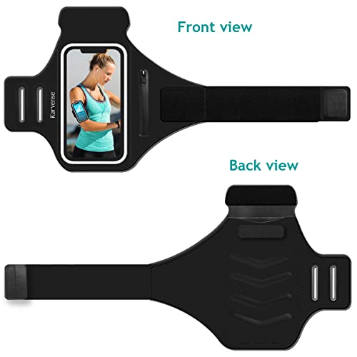 Phone Holder For Running, Karvense Phone Arm Bands For Running Exercise Workout Jogging, For Iphone Se/13 Mini/12 Mini/11 Pro/8/7/6S, Samsung Galaxy, Up To 5.4'', Cell Phone Armband With Zipper Pocket #TOP7